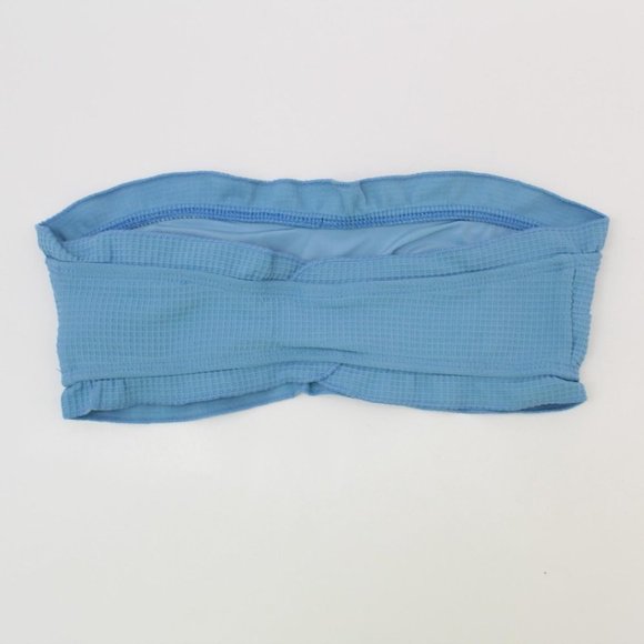 Dippin Daisys Ris-K Prowl Strapless Ruffle Waffle Bikini Top - Picture 2 of 7